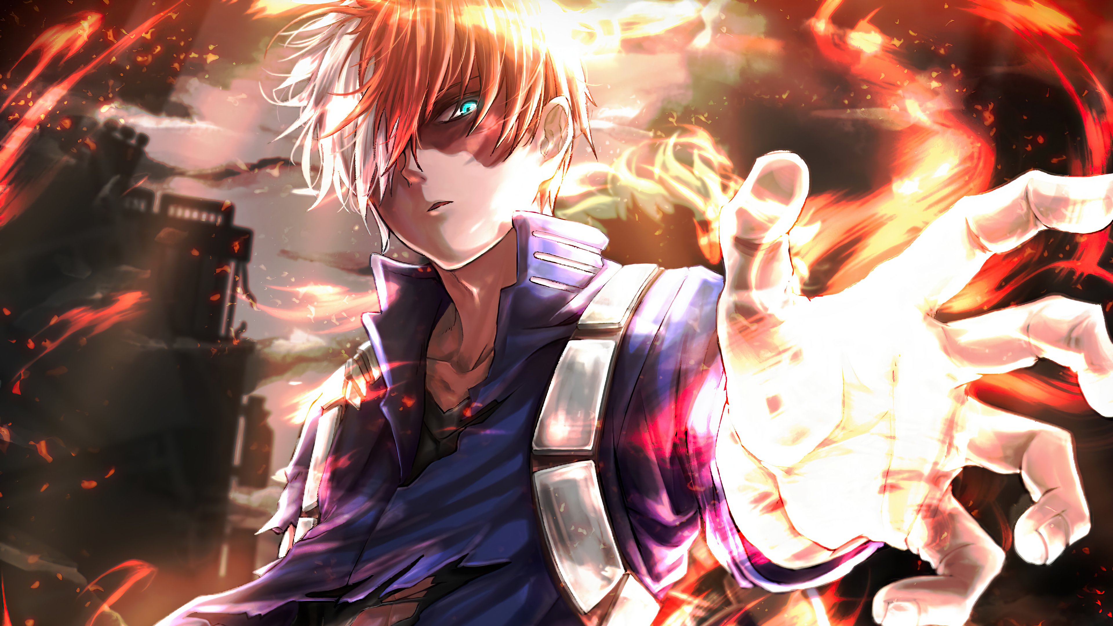 Shoto Todoroki From My Hero Academia Wallpaper Hd Anime K Wallpapers Images Photos And Reverasite
