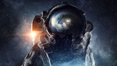 Astronauta planeta tierra Fondo de pantalla