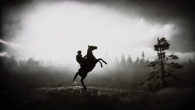 Horse backlit silhouette, Red Dead Redemption Wallpaper