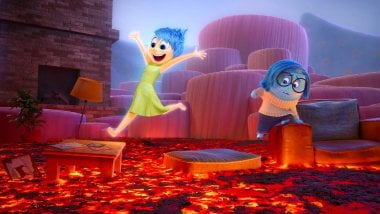 Joy and Sadness from Inside Out Wallpaper