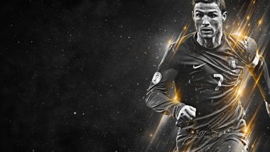 Cristiano Ronaldo playing Wallpaper