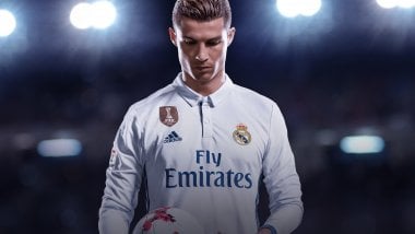 Cristiano Ronaldo CR7 - Real Madrid Portada juego FIFA 2018 Fondo de pantalla