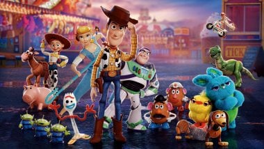 Toy Story 4 Personajes Poster Fondo de pantalla