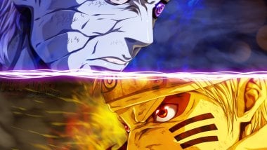 Obito Uchiha vs Naruto Uzumaki Wallpaper