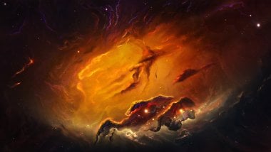 Nebula in space Wallpaper