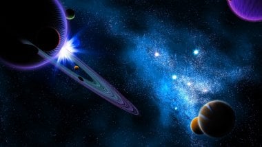Saturn and other planets Wallpaper