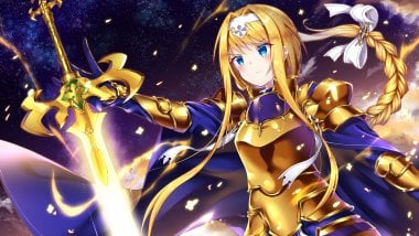 Alice Sao with sword from Alicization Wallpaper
