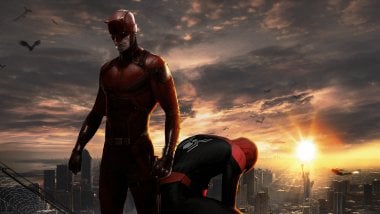 Daredevil y el hombre araña Fondo de pantalla