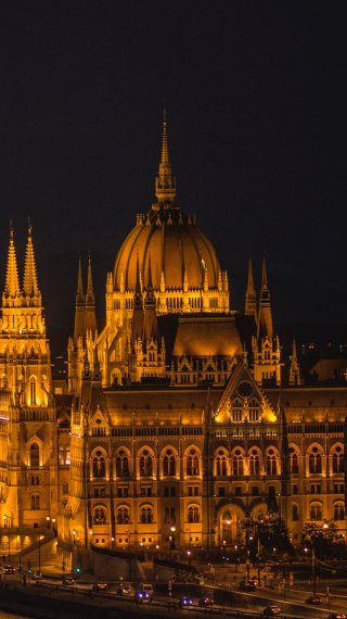 Budapest por la noche Fondo de pantalla