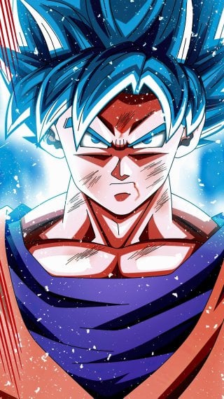 Dragon Ball Goku Azul Kaioken Fondo de pantalla