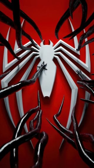 Marvels Spider-Man 2 Venom Symbiote Logo Wallpaper