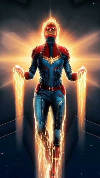 Captain Marvel Fondo de pantalla