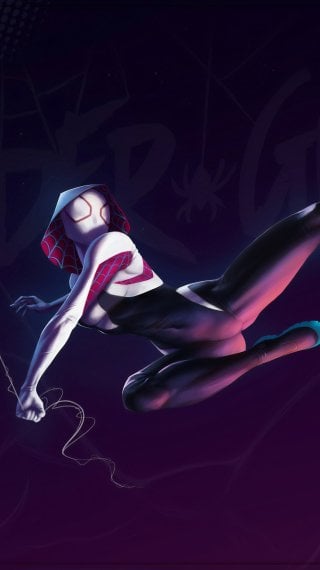 Spider  Gwen Stacy in Spider-Man: Into the Spider-Verse Wallpaper
