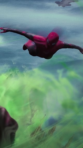 Spiderman versus Mysterio Wallpaper