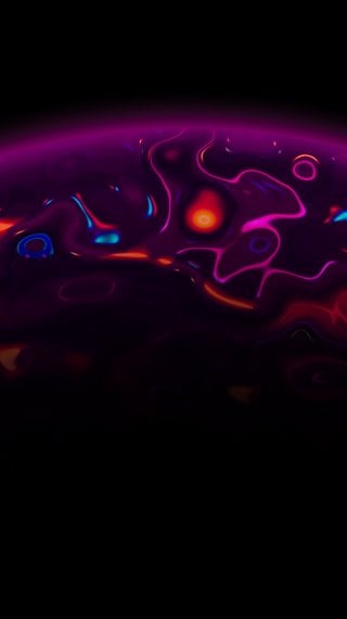 Planeta en lava abstracto Fondo de pantalla