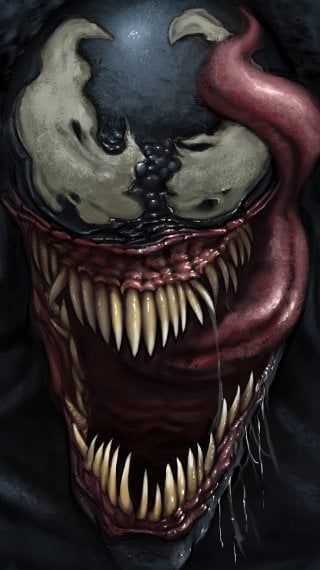 Rostro Venom Fondo de pantalla