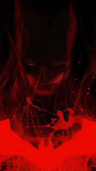The Batman en rojo Fondo de pantalla