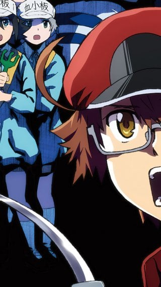 Characters from Cells at work: Code Black Wallpaper
