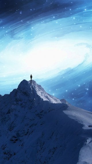 Lonely mountains Wallpaper