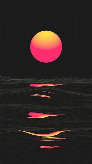 Desierto sol abstracto Fondo de pantalla