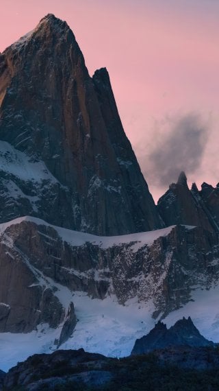 Peak of mountain in Argentina Wallpaper