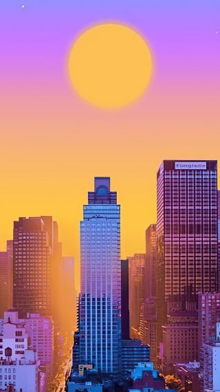 New York Morning Digital Art Wallpaper