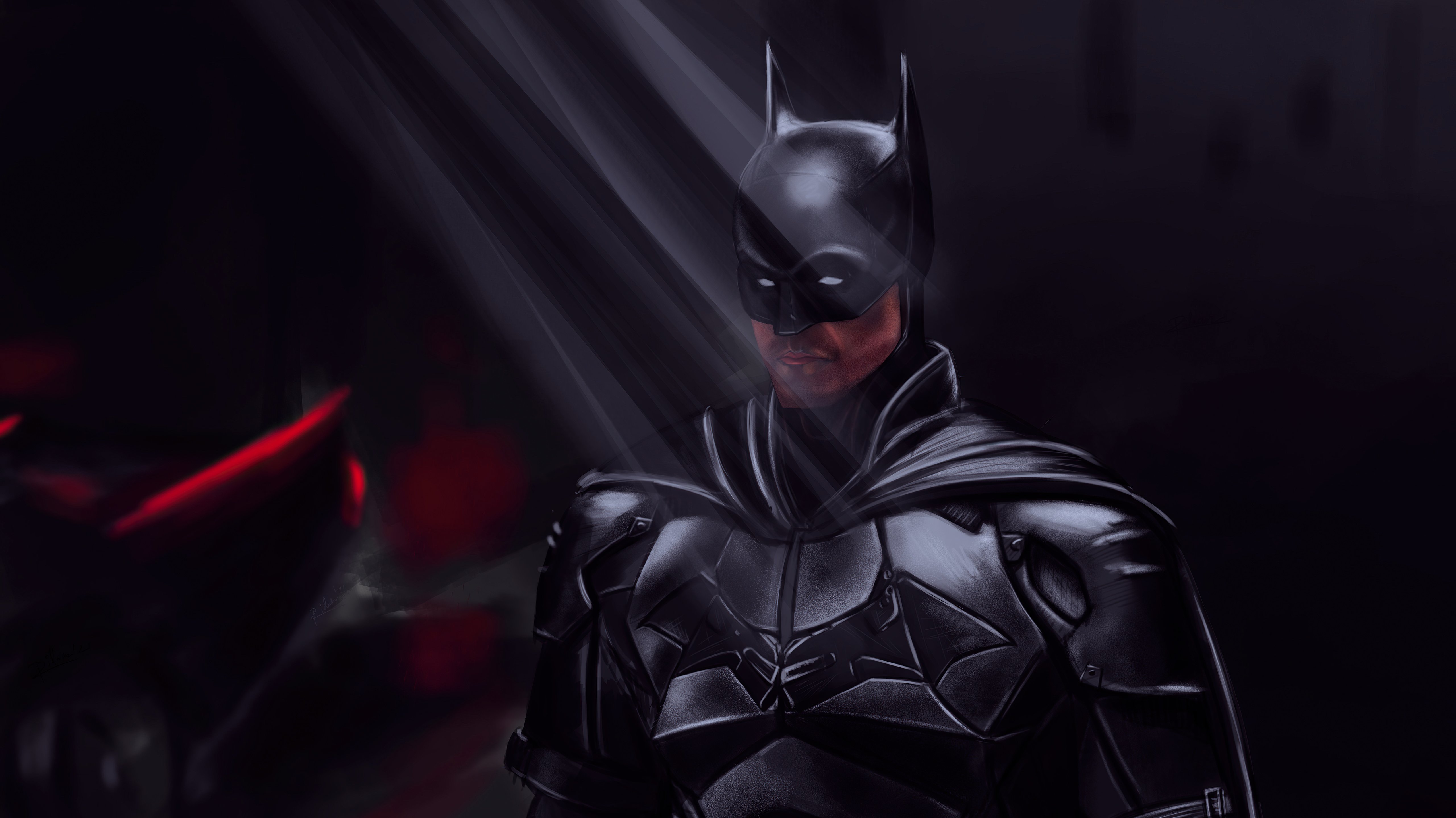 Batman en la oscuridad Fondo de pantalla 5k Ultra HD ID:8476