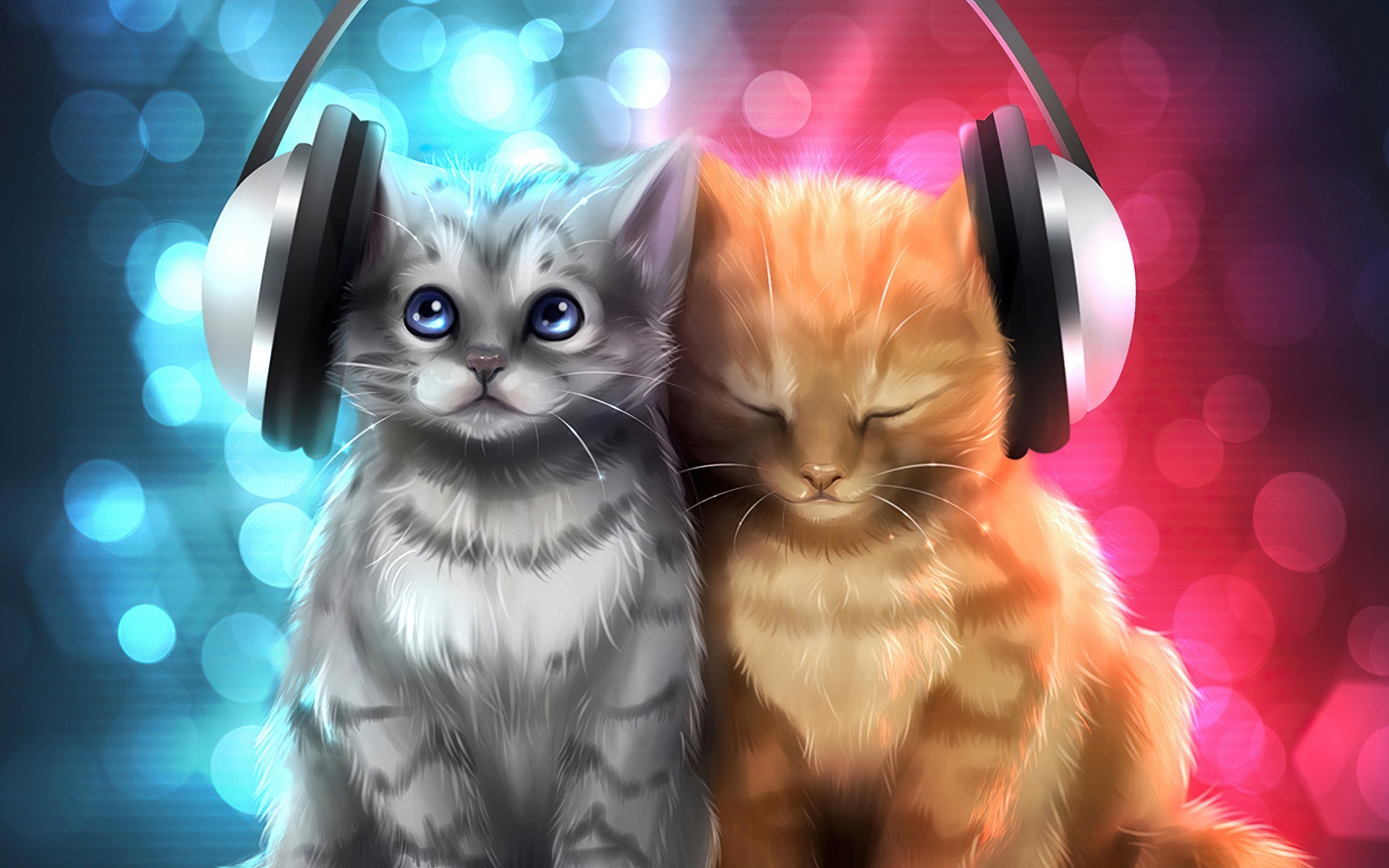 Музыкальных кошечек. Кот с наушниками. Кошки арты. Котенок арт. Крутые котята.