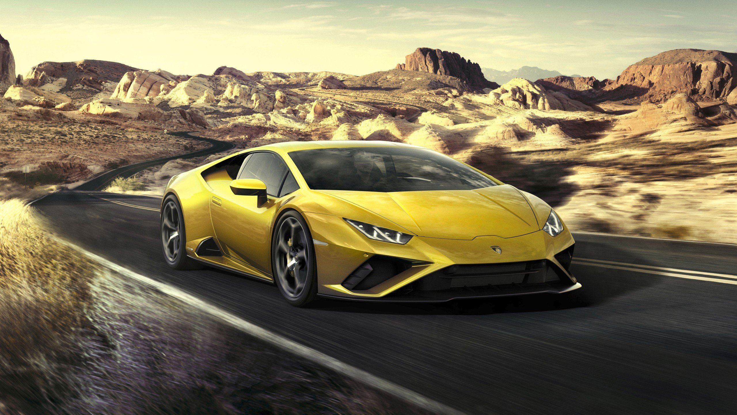 Wallpaper ID 127886  Lamborghini Lamborghini Huracan yellow supercars  frontal view free download
