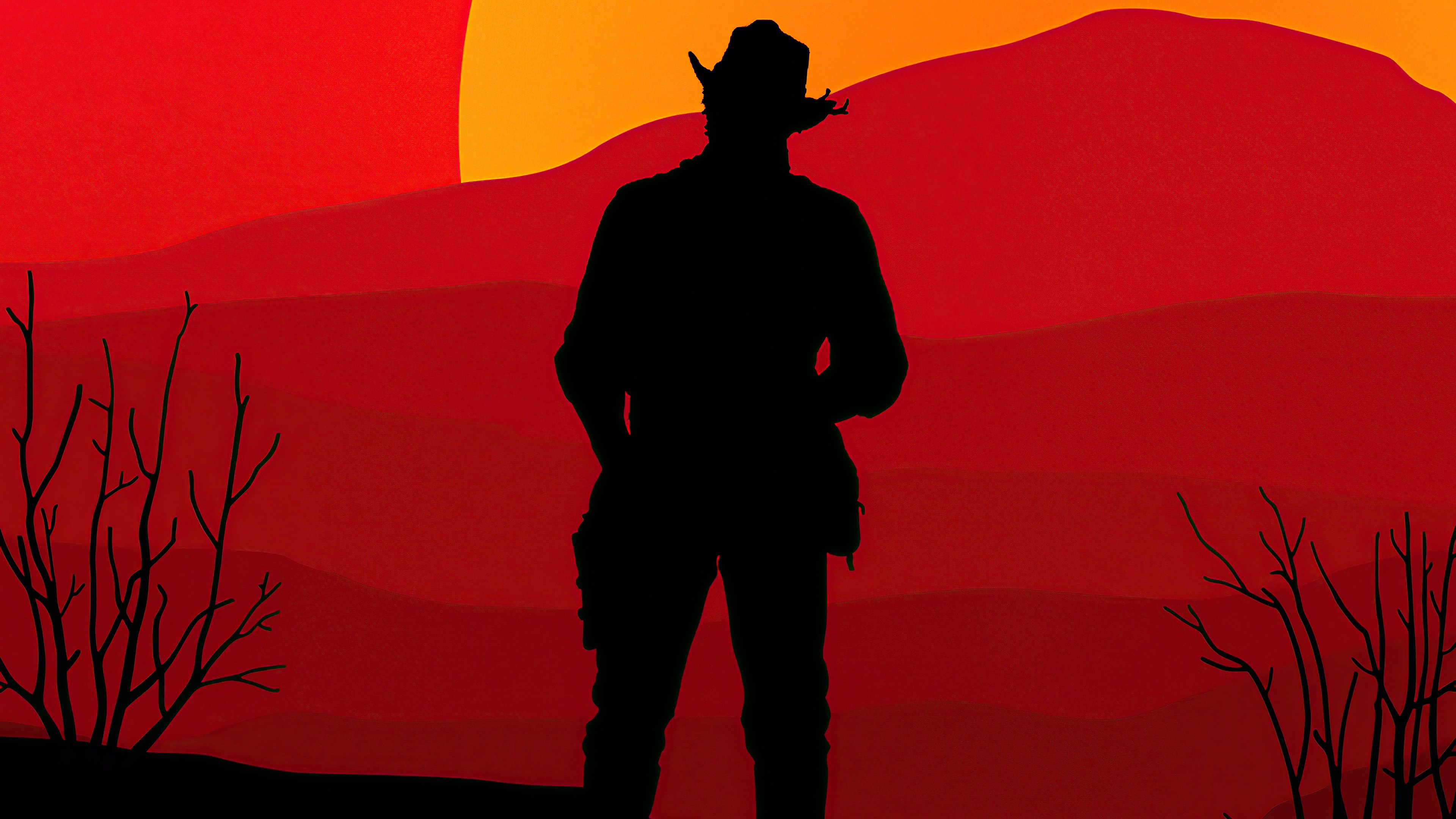 Wallpaper 4k Red Dead Redemption 2 Fan Art Wallpaper