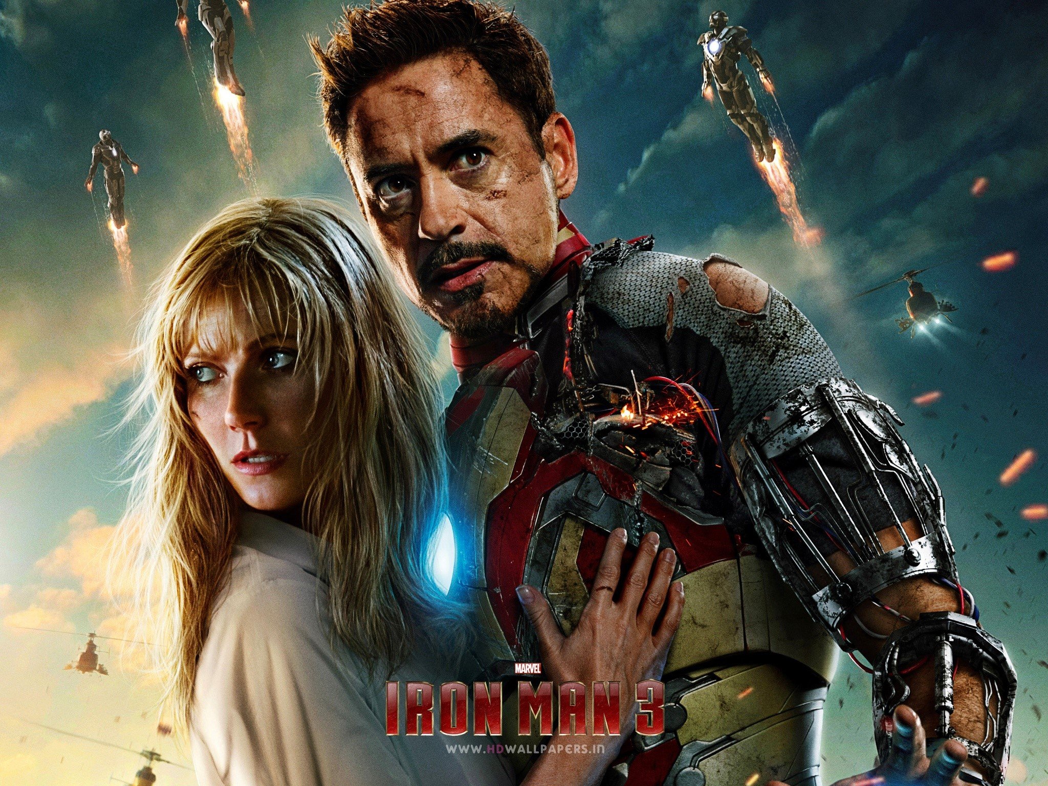 Robert Downey Jr In Iron Man 3 Wallpaper Id 1097