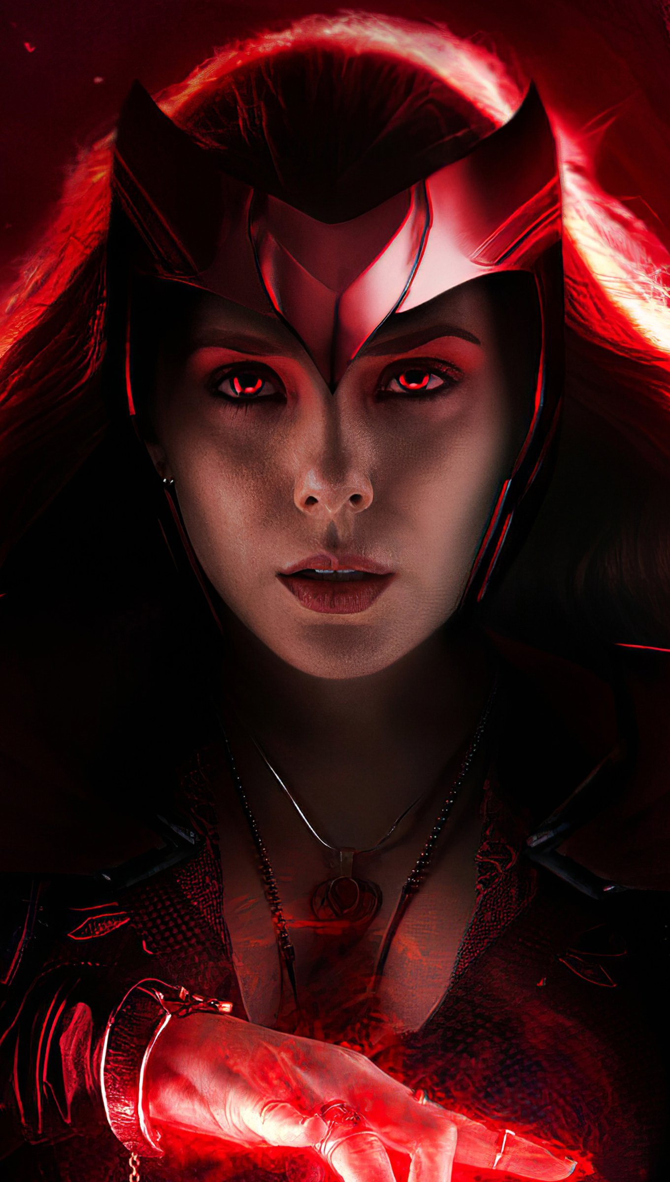 Marvel Scarlet Witch Red Wallpapers  Scarlet Witch Wallpaper 4k