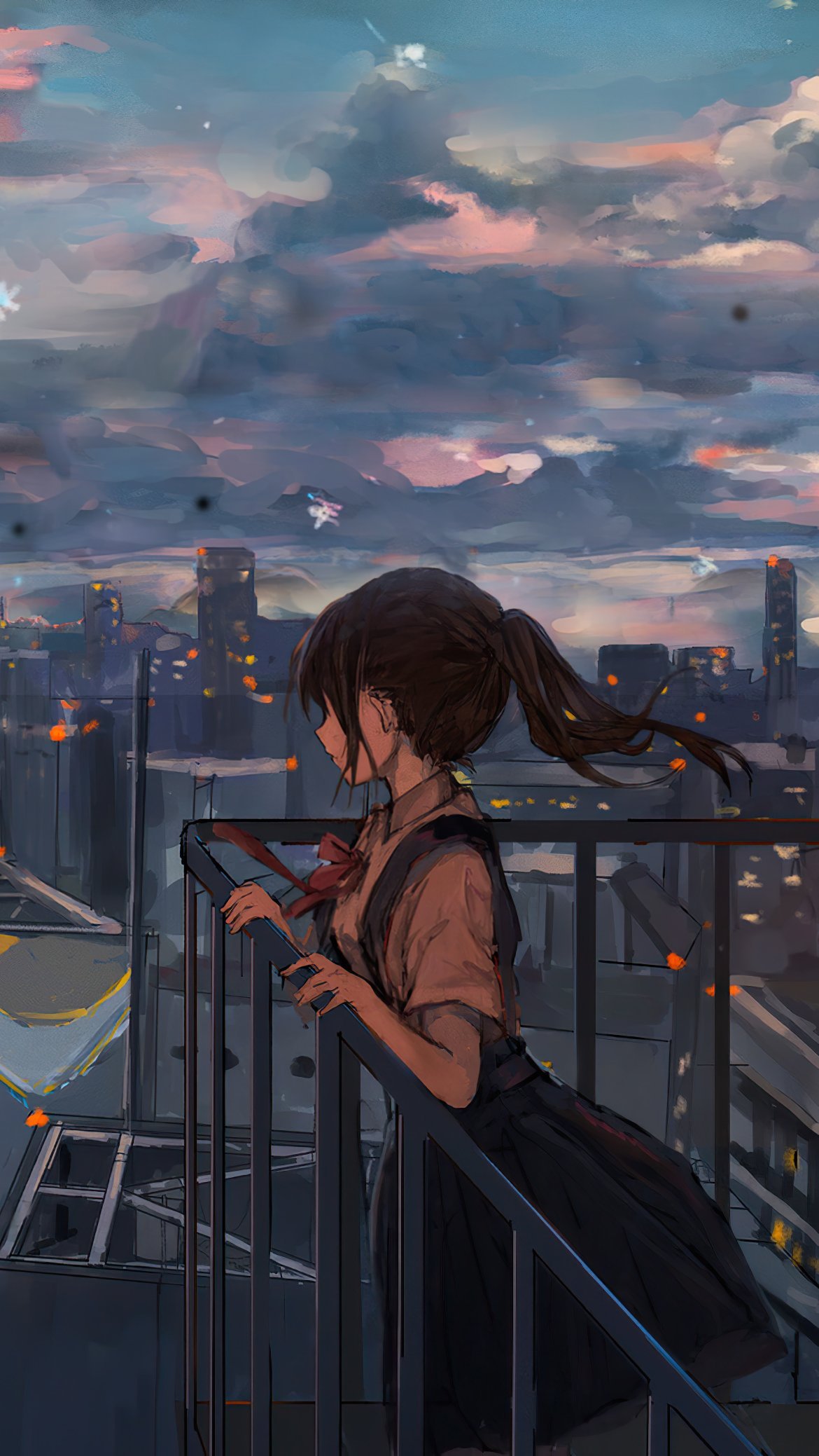 Girl with Headphones Animecore Wallpapers  Anime Wallpaper 4k