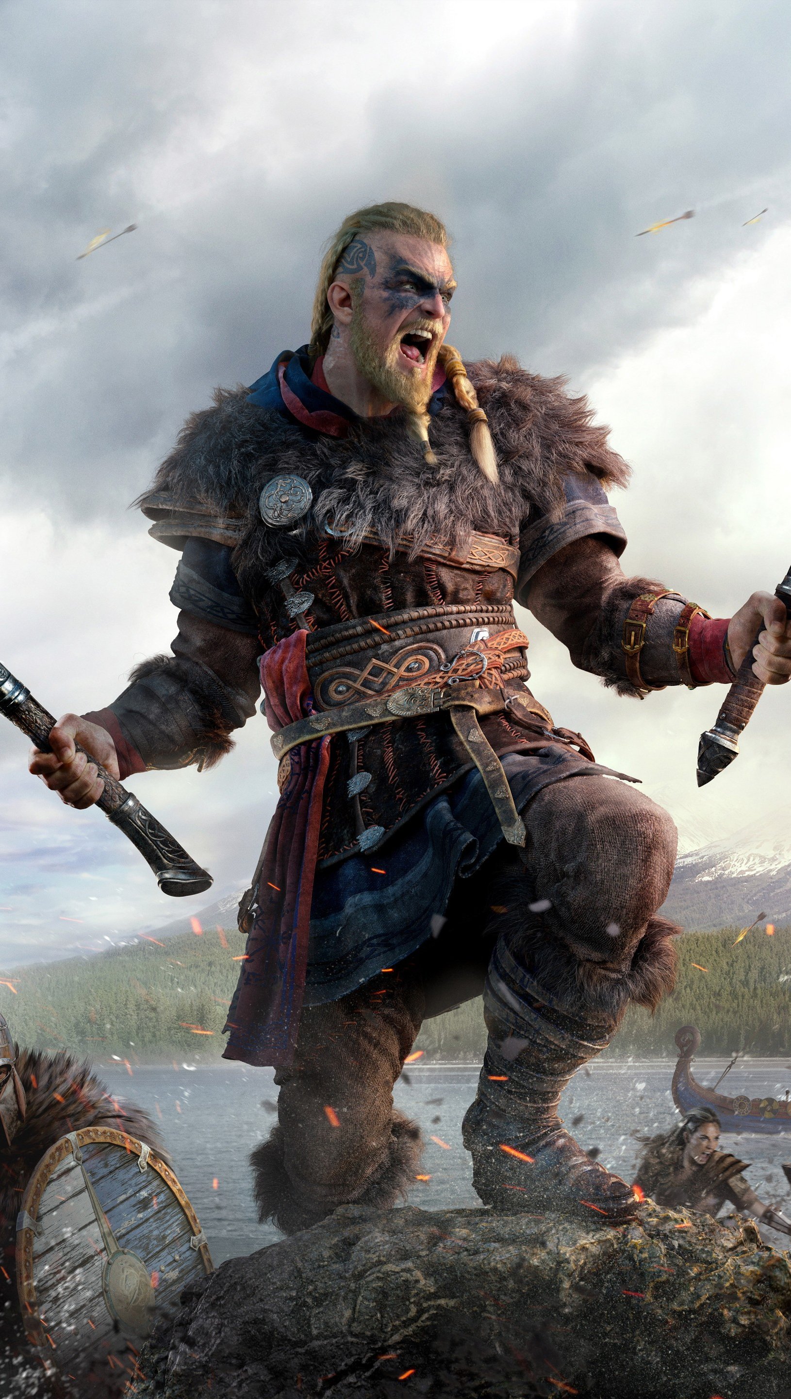 Assassins Creed Valhalla Wallpaper 4K Viking raider Fan Art Games 1185