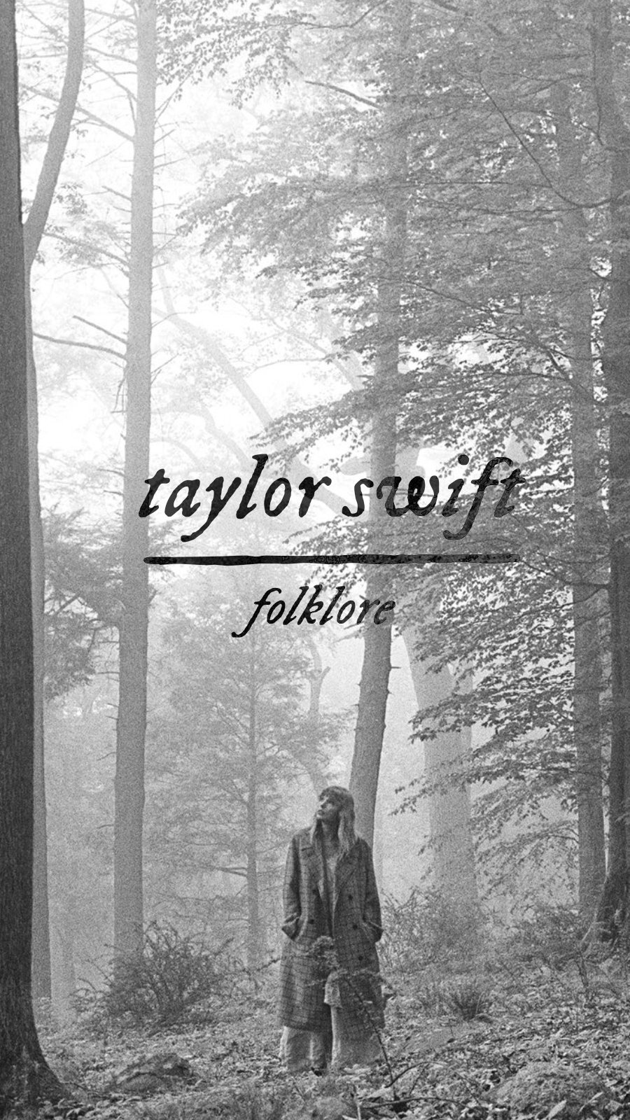 Taylor Swift Folklore Album Logo