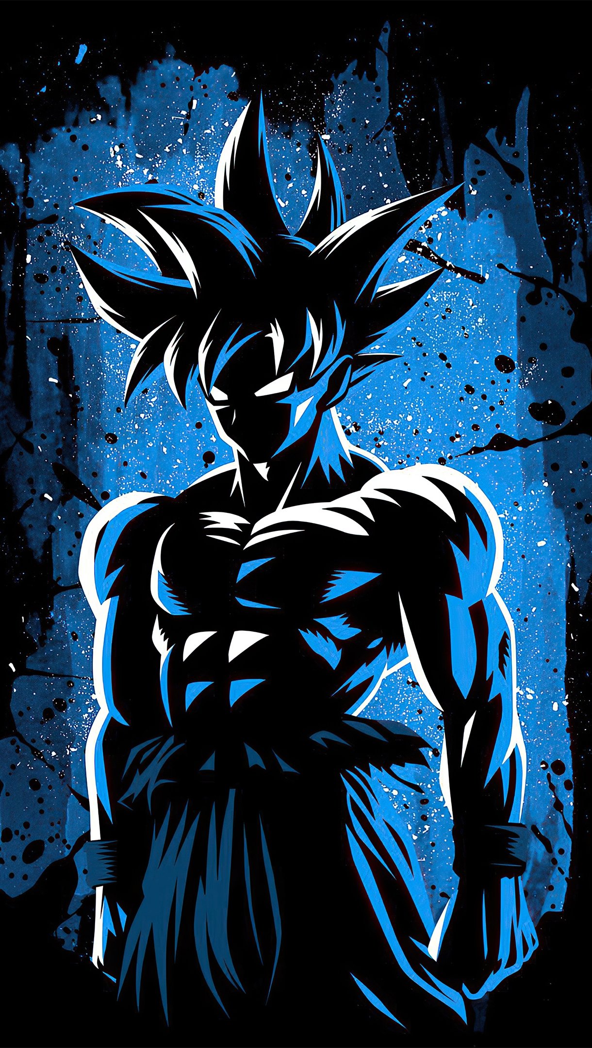 Goku Neon Wallpaper 4k