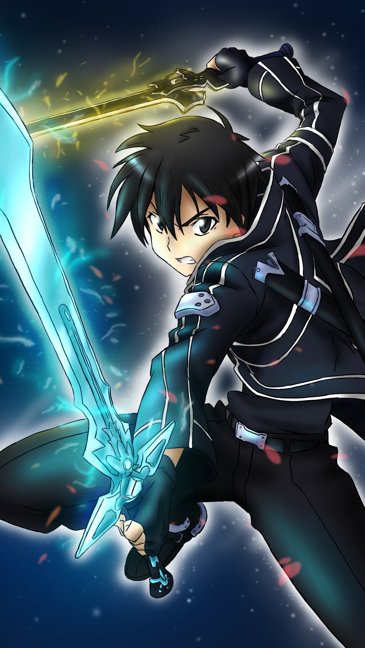 Kirito Sword Art Online Anime Fondo De Pantalla Id:3075