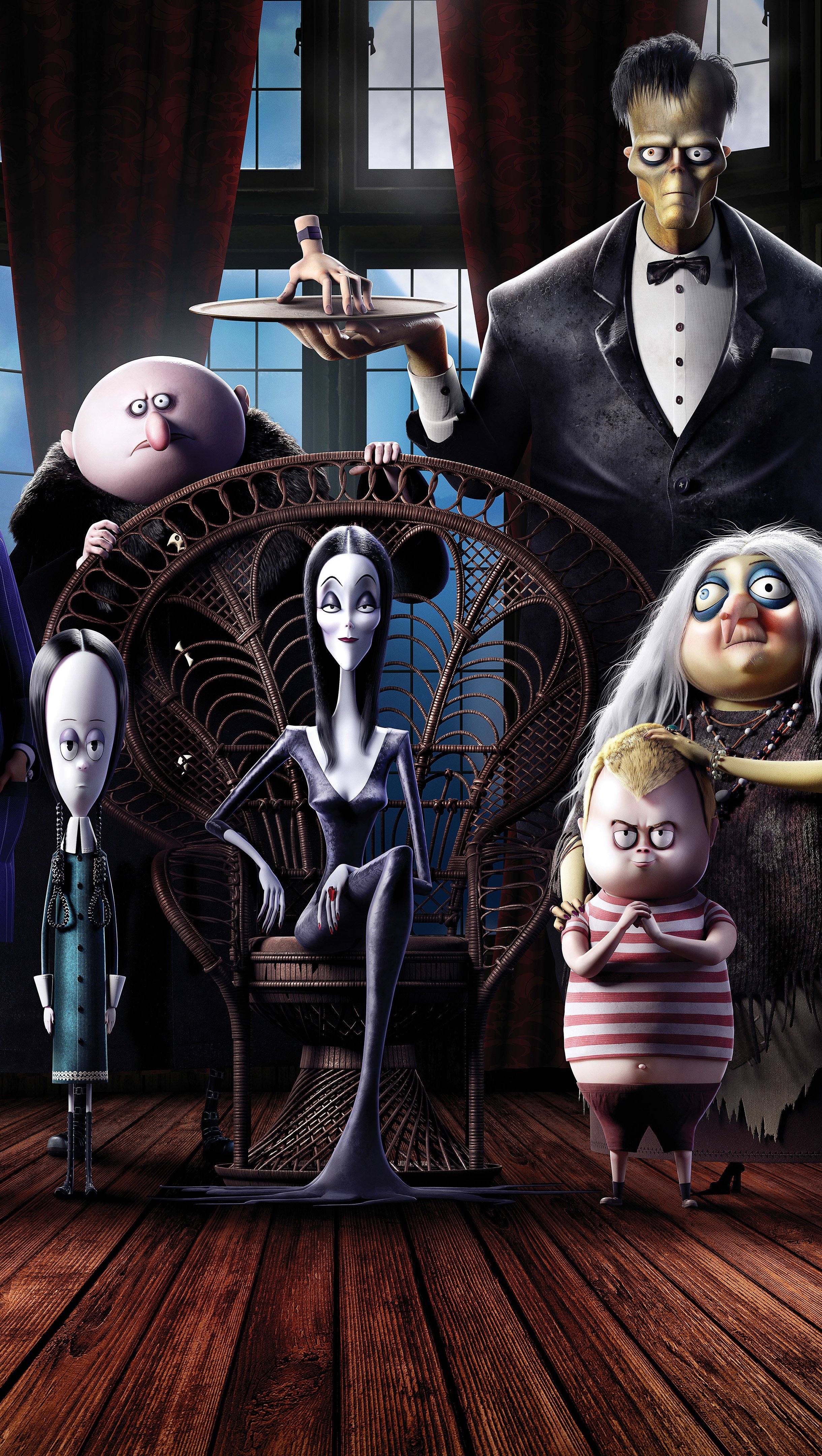 The Addams family animated Wallpaper 8k Ultra HD ID:3942