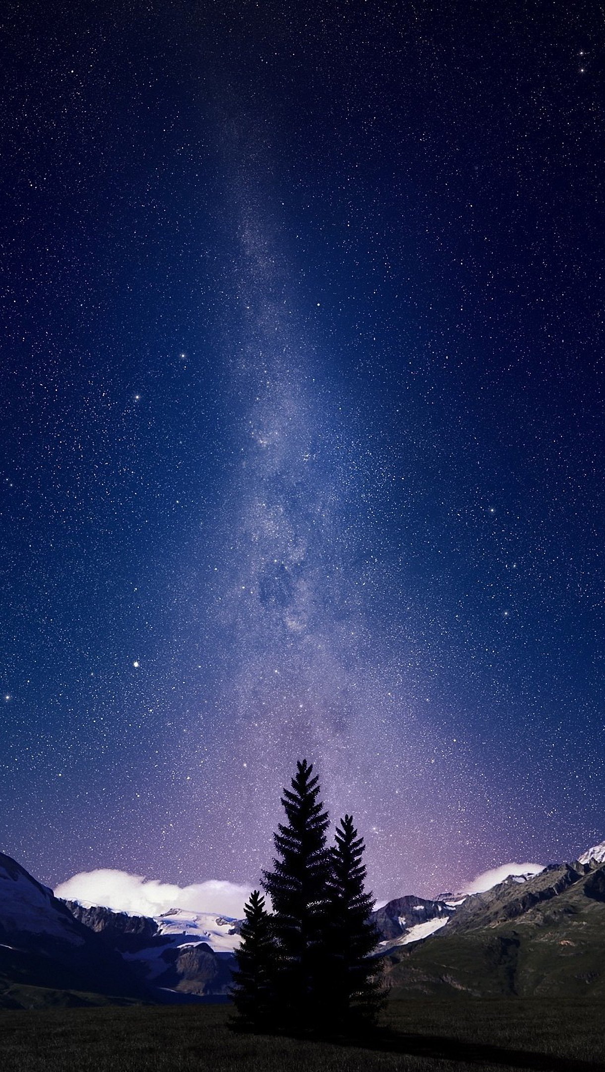 Billions Stars in The Night Sky 4K wallpaper download