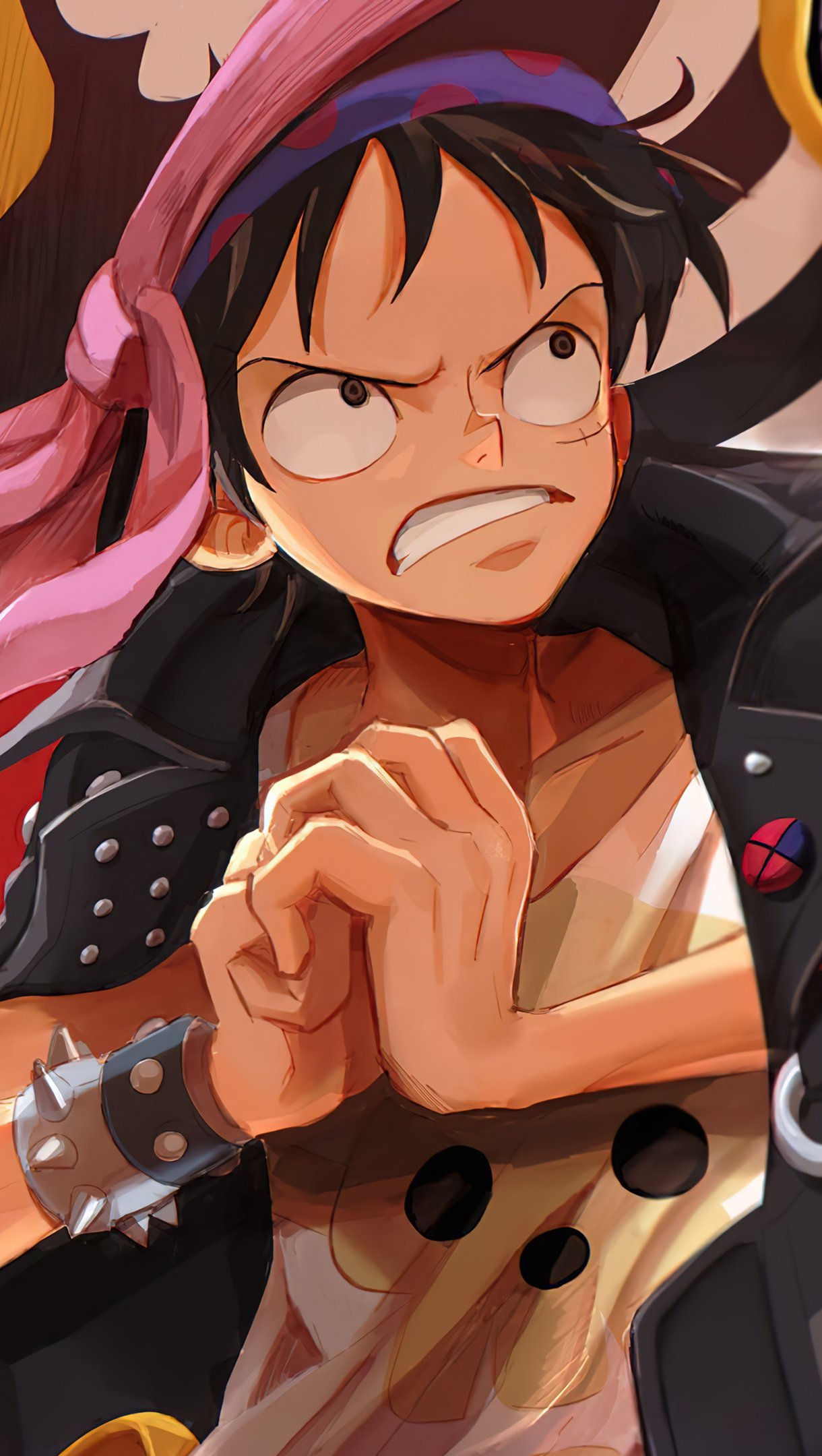 One Piece Red Luffy Zoro Nami Anime Wallpaper 4k Ultra HD ID10551