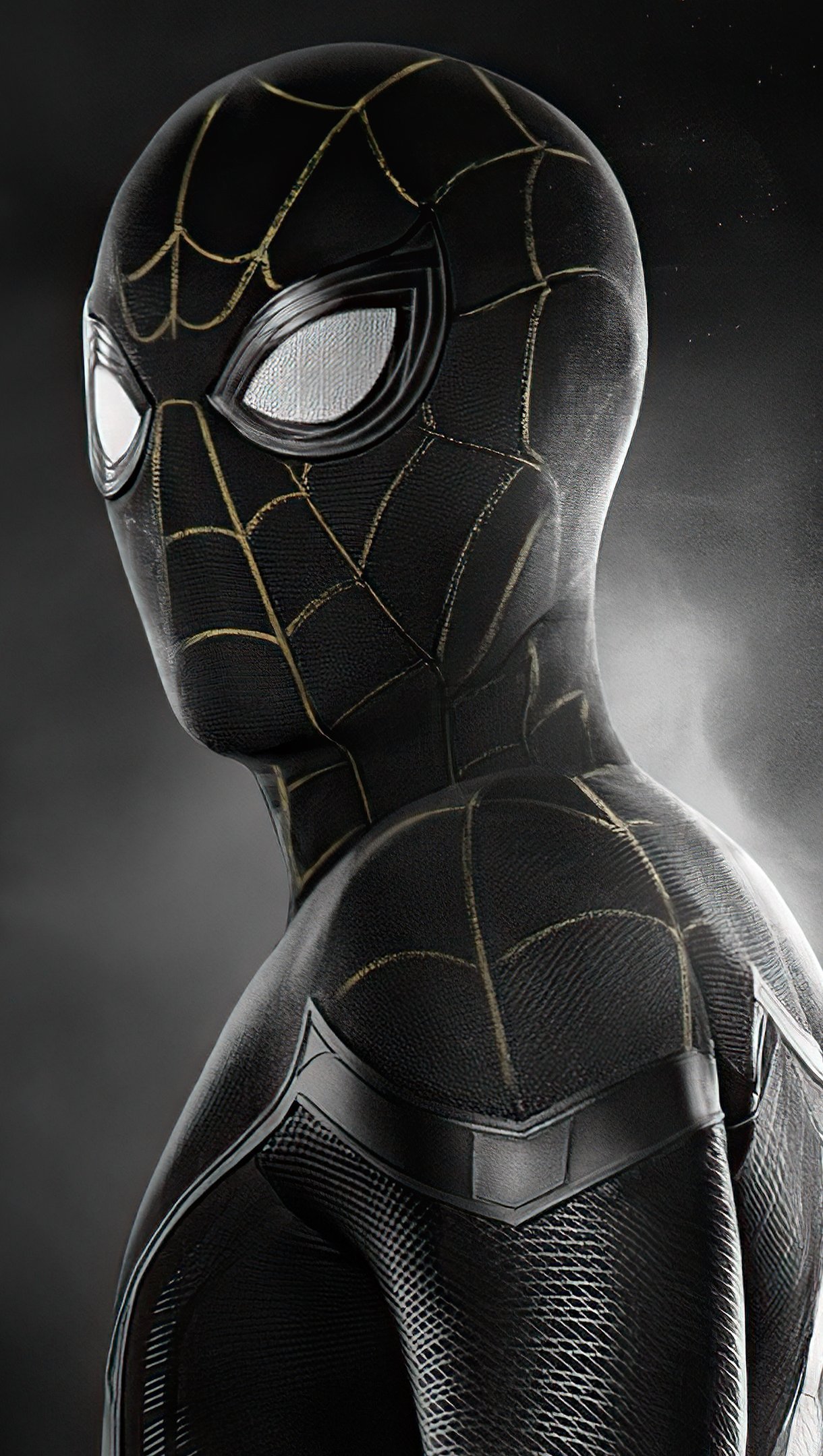 Spider Man con traje negro No way Home Fondo de pantalla 4k Ultra HD ID:8228