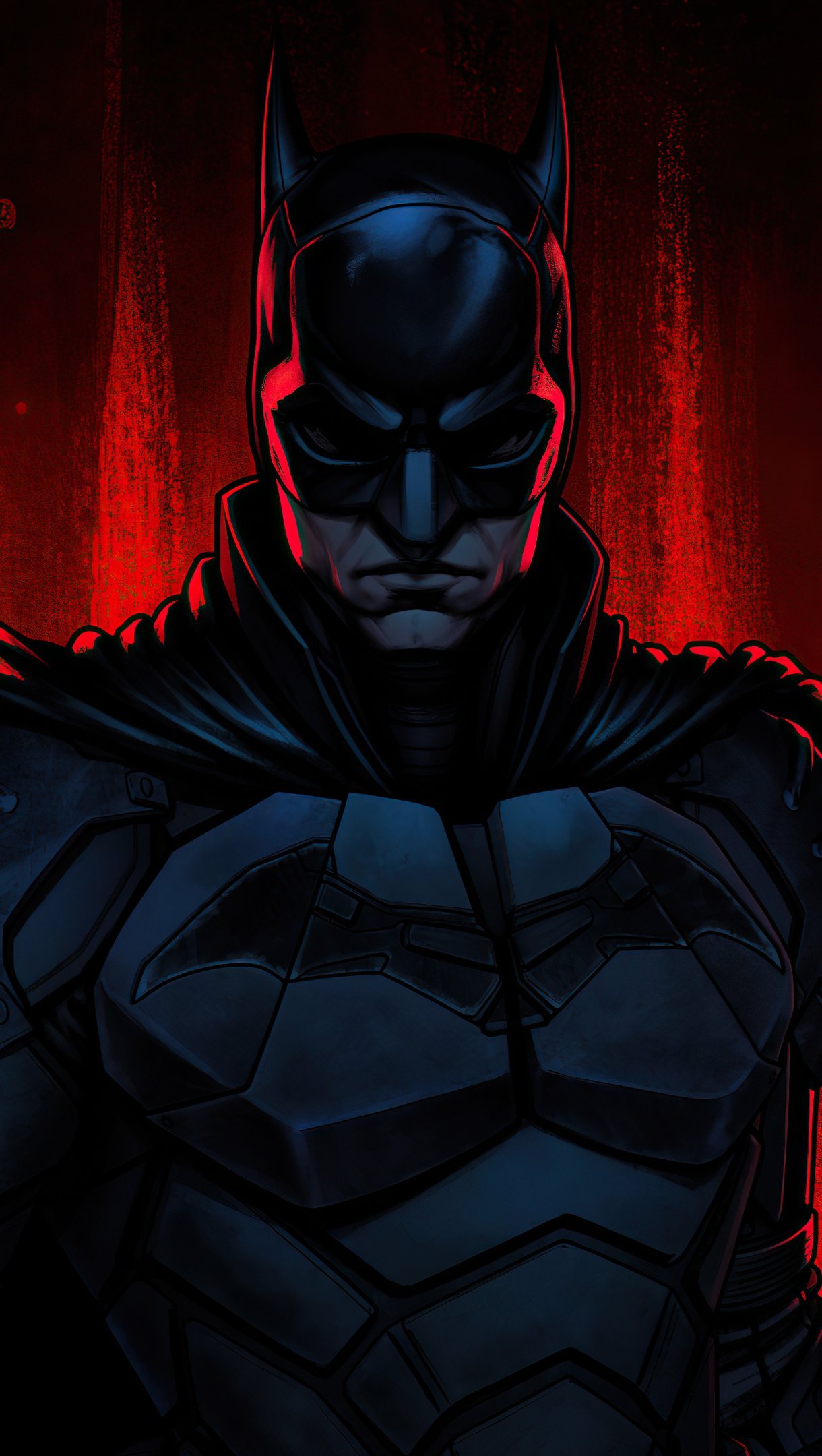 The Batman with red background Wallpaper 4k Ultra HD ID:6426